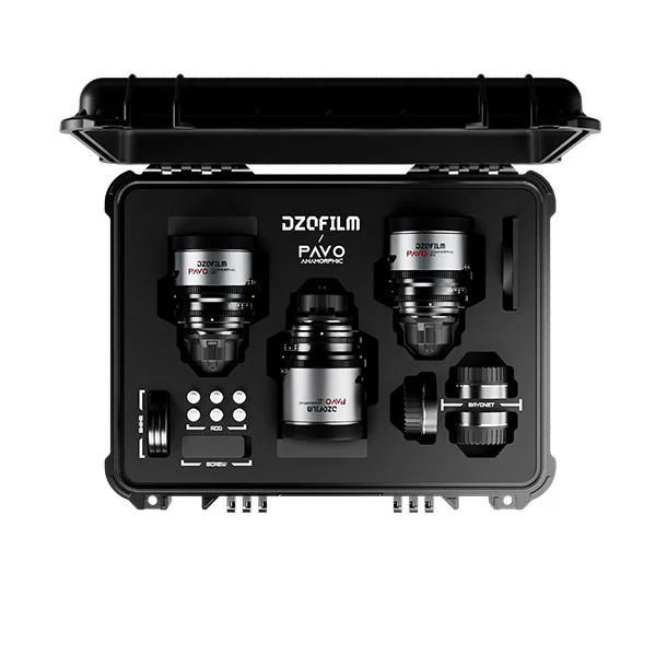 DZOfilm Pavo 2x anamorphic Prime A set 28/40/75mm T2.1 (Neutre, Impérial) - Saldi Straordinari – Offerte Speciali Disponibili Adesso - Sirui
