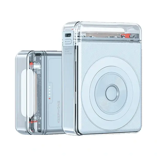 PowerBank charge rapide Keephone Nova Power PD 20W Charge MagSafe Port type port USB Veilleuse modes intégrée Bleu KPNOVPOWPB24BL Saldi Straordinari Offerte Speciali Disponibili Adesso