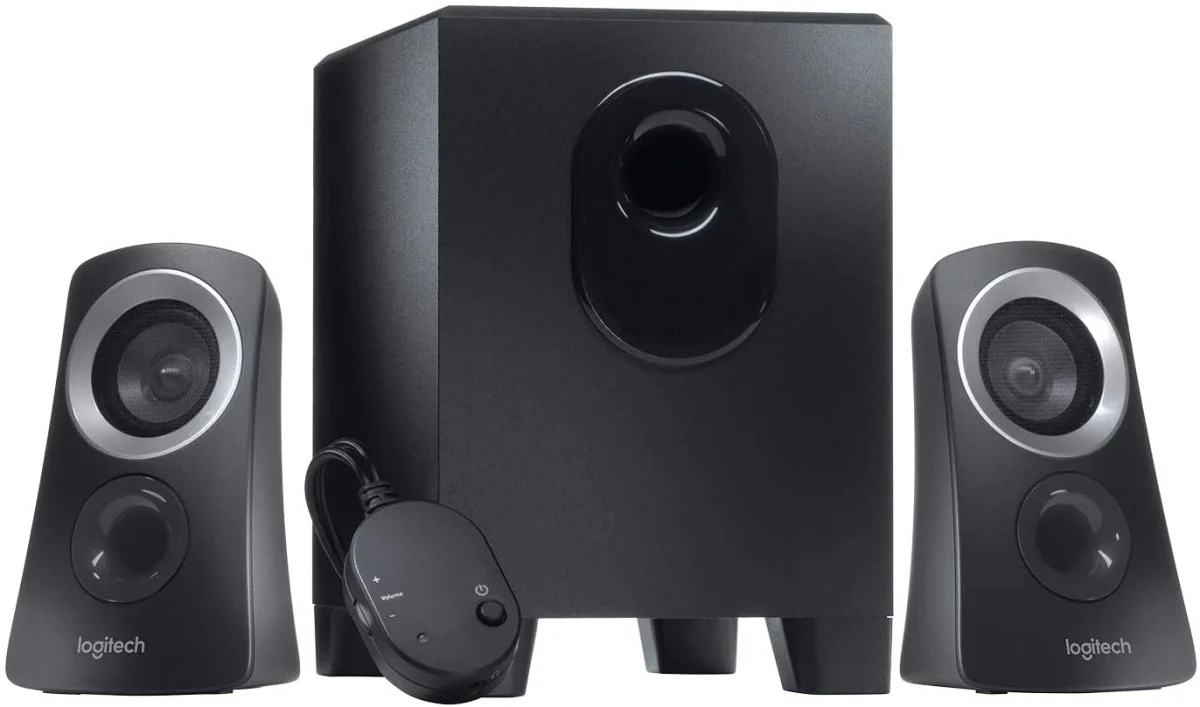 Système de Haut-Parleurs 2.1 avec Subwoofer, Son riche, 50W en puissance, Basses puissantes, Entrée audio 3,5 mm – Logitech Z313 - Organisation de la maison avec des solutions de rangement - {'count': 1, 'name': 'Coaxiaux'}
