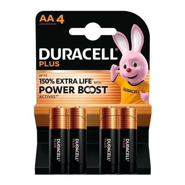 Duracell plus 100% AA 20×4 (LR6) - Vins Rouges Harmonieux pour Chaque Occasion - {'count': 1, 'name': 'DX1500'}