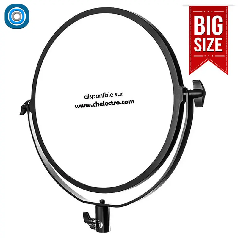 Éclairage studio LED circulaire XXL - ​Drones Professionnels & Grand Public | Boutique Française​ with