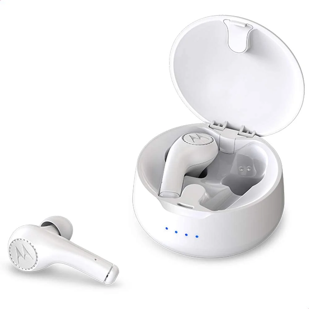 Écouteurs intra-auriculaires sans fil avec microphone – Bt 5.0, Son stéréo, double micro, 9 heures de lecture Blanc – Motorola VerveBuds 500 - Organisation de la maison avec des solutions de rangement - {'count': 2, 'name': 'Réduction'}