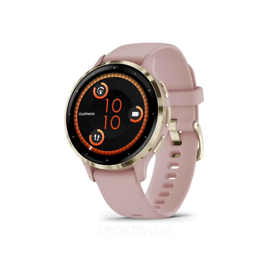 GARMIN VENU 3S SMARTWATCH – BLUETOOTH – WI-FI – AMOLED – SPORT & FITNESSE – ACIER – SILICONE – GOLD - ​Drones Professionnels & Grand 010 Public | Boutique Française