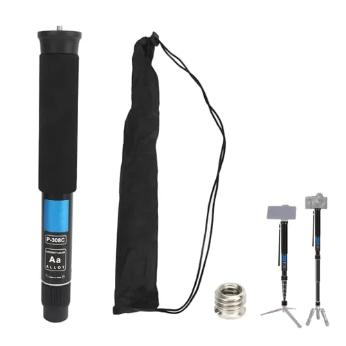Monopode pour Appareil Photo 8 Sections, Perche à Selfie, Bâton De Randonnée en Alliage D’aluminium, Monopode Léger De Voyage pour Appareil Photo Reflex Numérique Portable - Saldi Straordinari – Offerte Speciali Disponibili Adesso Monopode pour Appareil Photo 8 Sections, Perche à