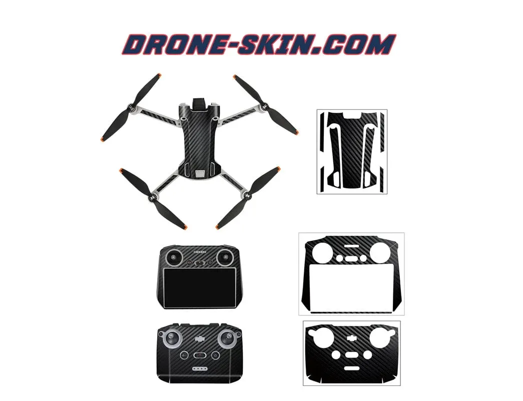 Sticker pour Fpv Drone DJI Mini 3 Pro Black Carbon - ​Drones Professionnels & Grand Public | Boutique Française