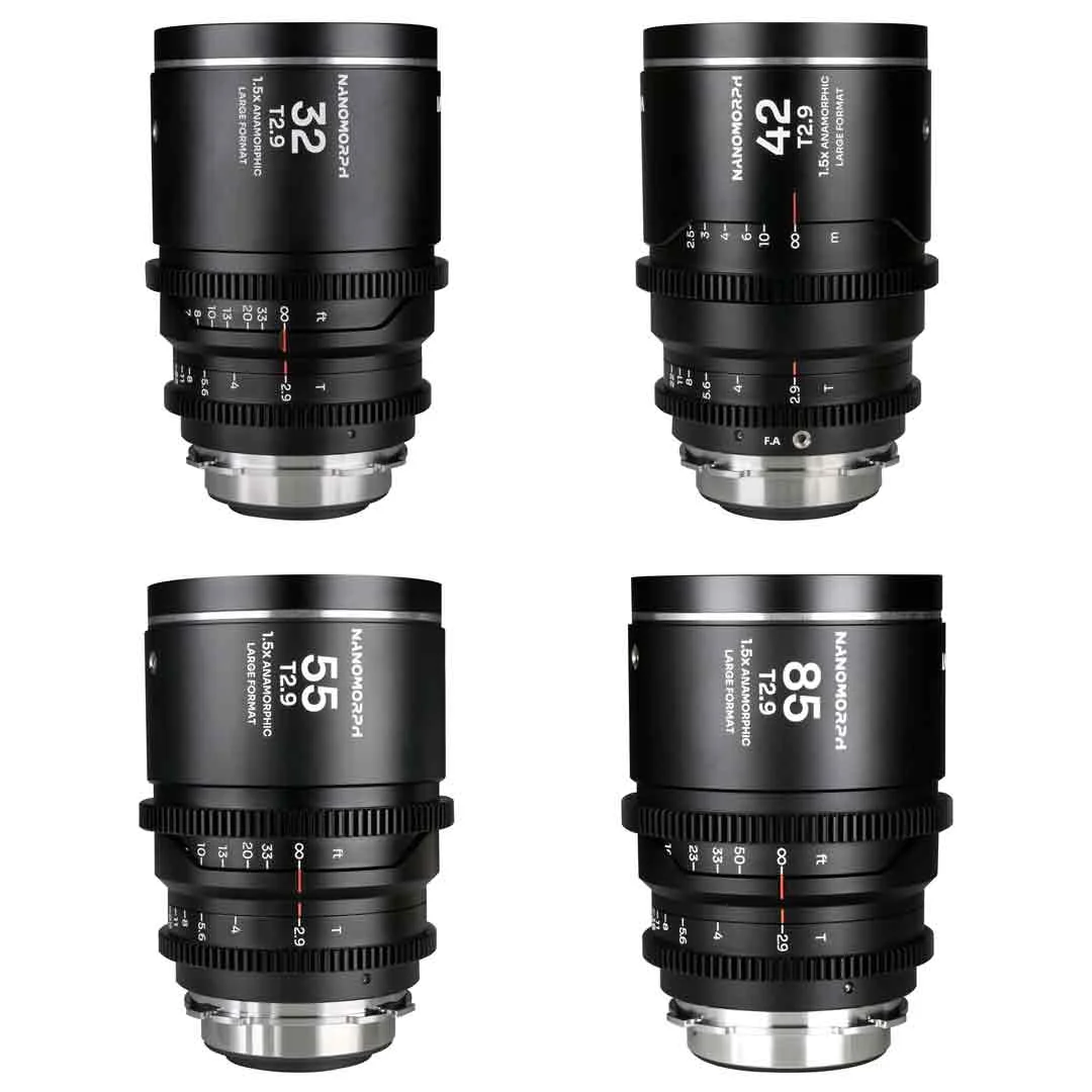 Laowa Nanomorph LF 32/42/55/85mm (Argent) – Kit d’Objectifs Anamorphiques - Saldi Straordinari – Offerte Speciali Disponibili Adesso - nikon lf millimètre kit d'objectif