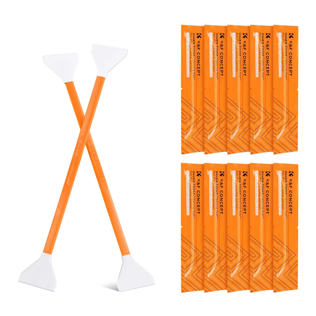 Ensemble de bâtonnets de nettoyage CMOS plein format à double tête KF, 24 mm (10 pièces/ensemble) - Saldi Straordinari – Offerte Speciali Disponibili Adesso - {'count': 1, 'name': 'Buy'}