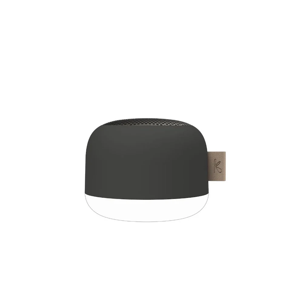 Enceinte Bluetooth avec lampe Kreafunk - aLIGHT - Tout pour Créer des Expériences Mémorables en Extérieur Elstead KL-LYNDON-BT-B-BK - Lampe extérieure avec enceinte LED/3W/230V IP44  | Lumimania