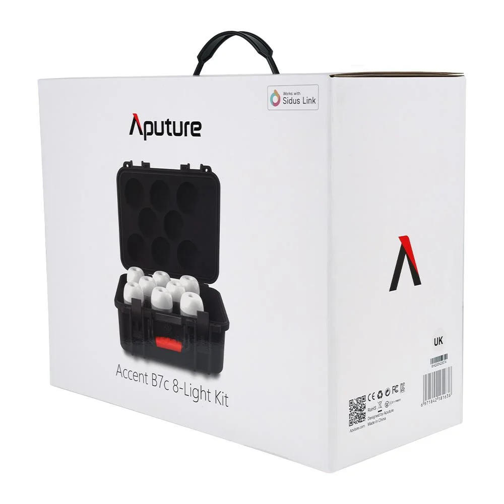 Aputure Accent B7c 8-Light Kit Saldi Straordinari Offerte Speciali Disponibili Adesso