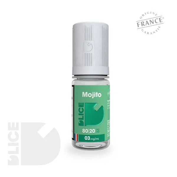 E-liquide Rhum, Citron Vert & Menthe – Mojito 10ml – D’lice - Saldi Straordinari – Offerte Speciali Disponibili Adesso - {'count': 1, 'name': 'nicotine'}